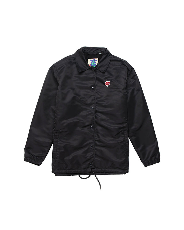 Dad Coach Jacket (Relaxed Fit) - Black