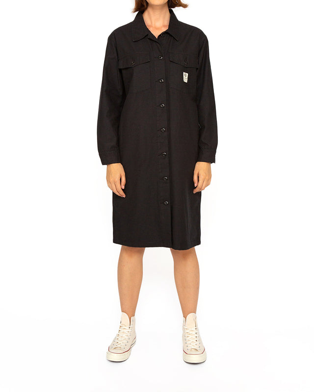 Workwear Dress (Relaxed Fit) - Black