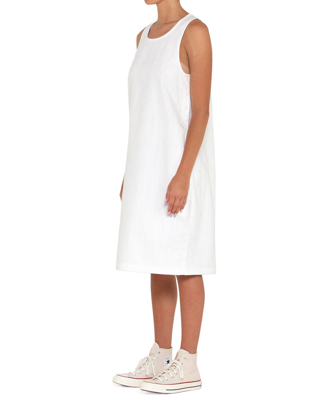 Piri Dress - Vintage White Chambray
