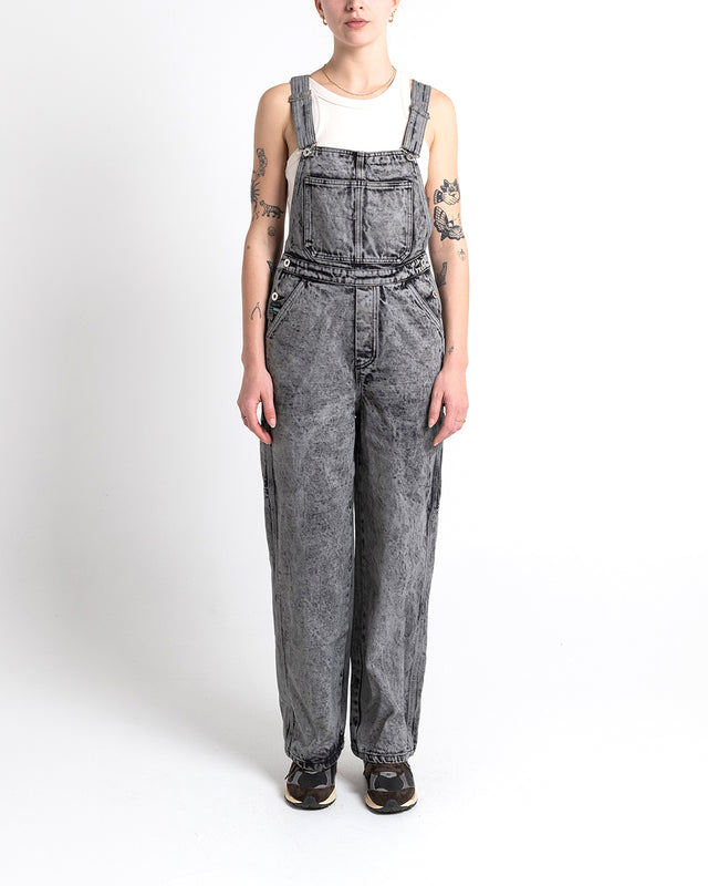 Jewlie Coverall - Black Acid Stonewash