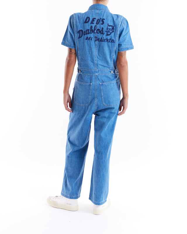 Archival Coverall - Bleach Stonewash