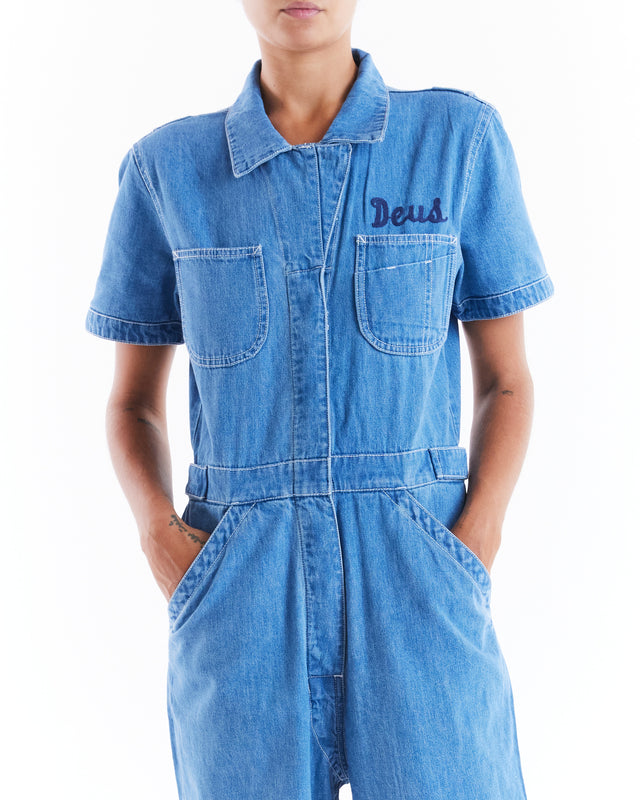 Archival Coverall - Bleach Stonewash