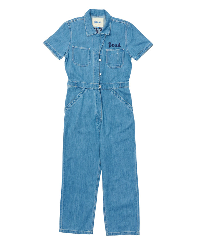 Archival Coverall - Bleach Stonewash