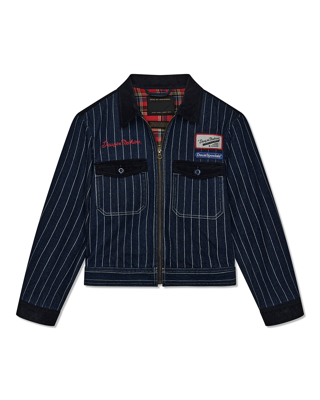 Womens Jackets | Deus Ex Machina | Lyon Indigo Jacket