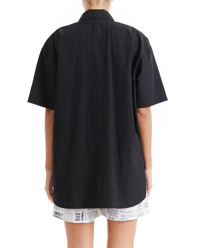 Paper Street Overshirt - Black Beauty