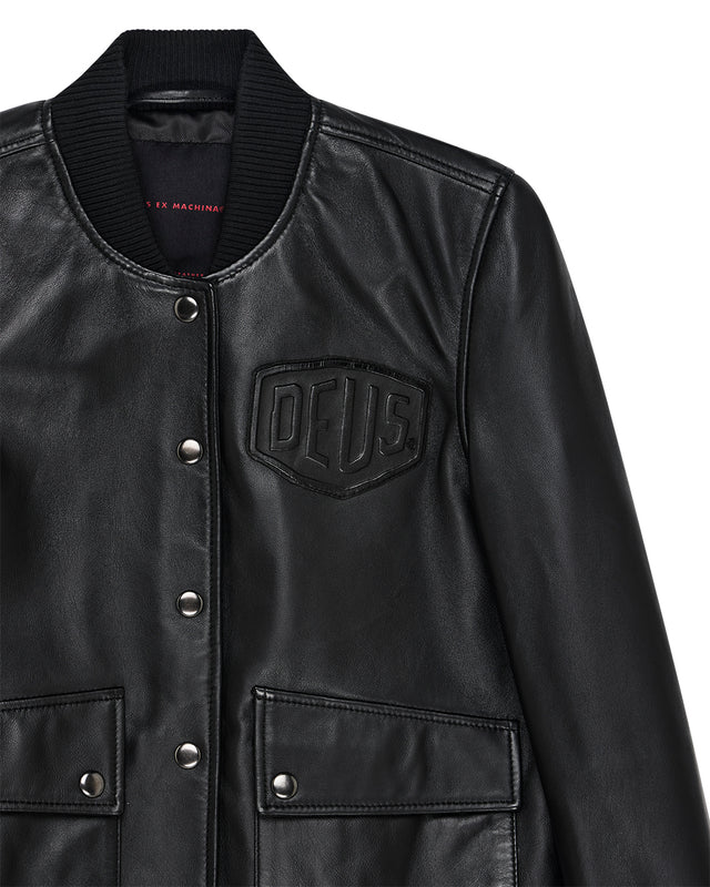 Norton Leather Jacket - Black