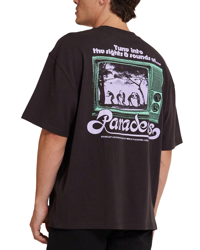 sights & sounds tee - Anthracite