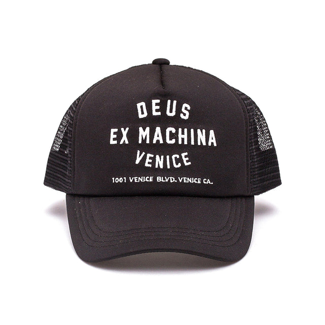 Venice Address Trucker - Black