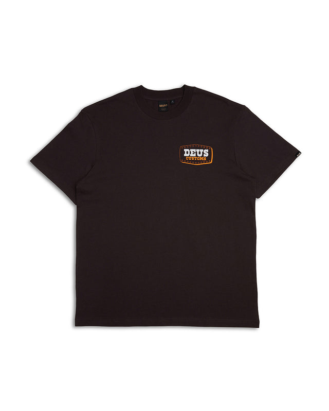 Buckle Up Tee - Choc Brown