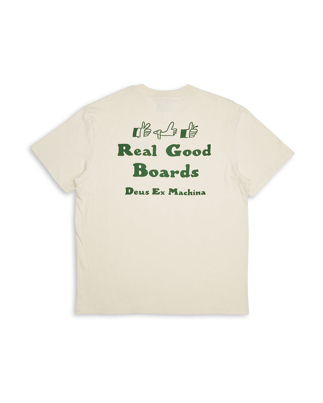 Real Good Tee - Dirty White