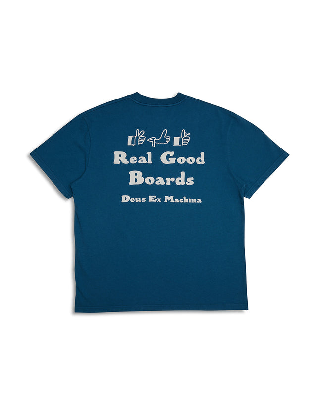 Real Good Tee - Moroccan Blue