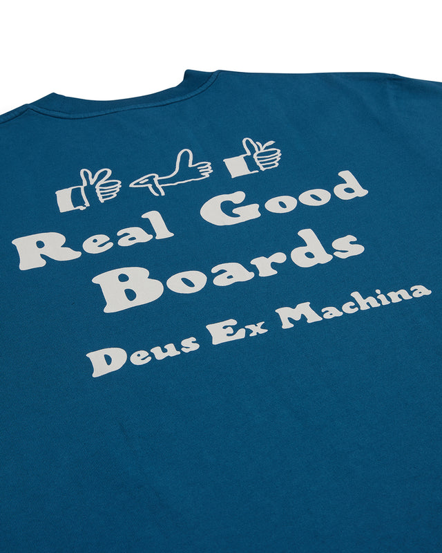 Real Good Tee - Moroccan Blue