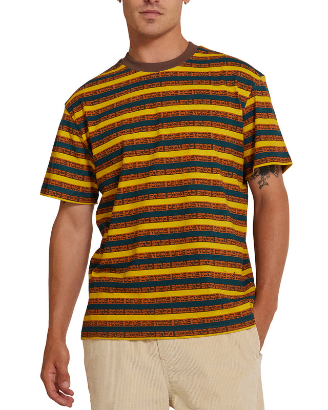 Salutation Stripe Tee - Multi