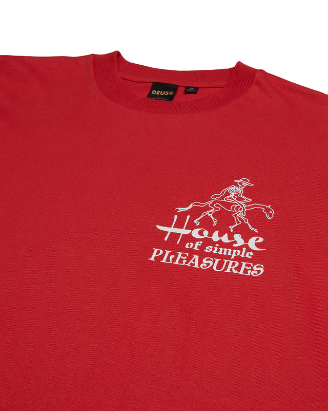 Camperdown Address Tee - Valiant Red