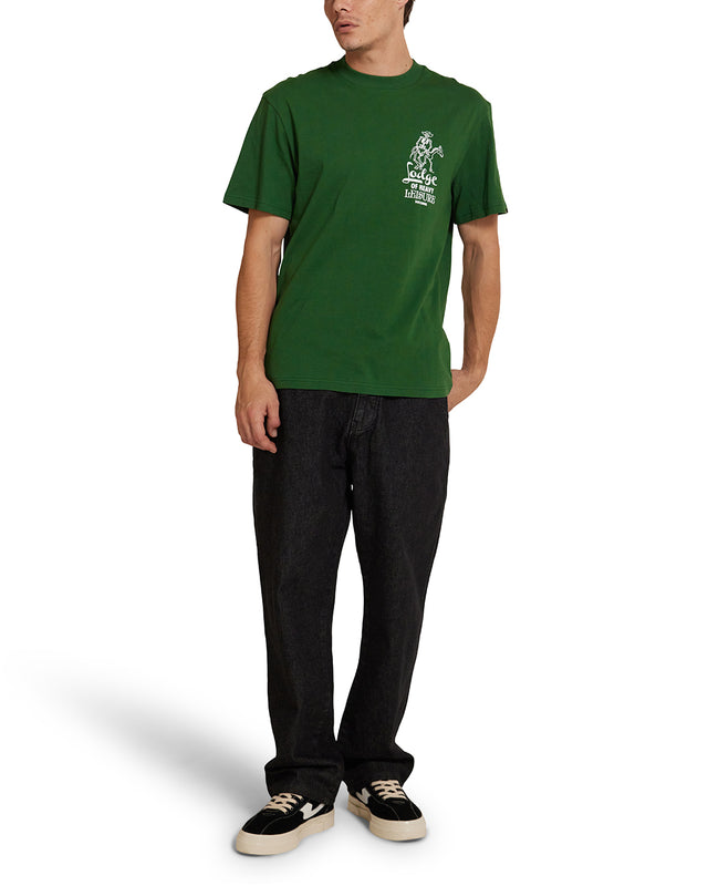 Boscombe Address Tee - Hillside Green