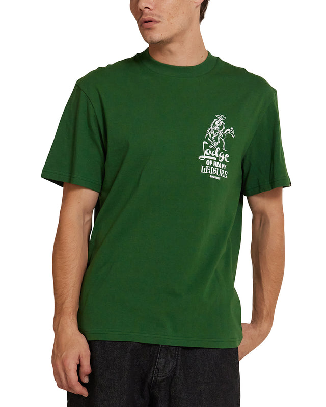 Boscombe Address Tee - Hillside Green