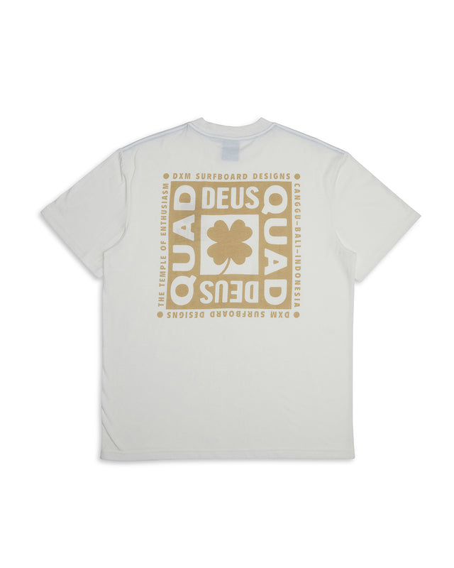 Quad Tee - Vintage White