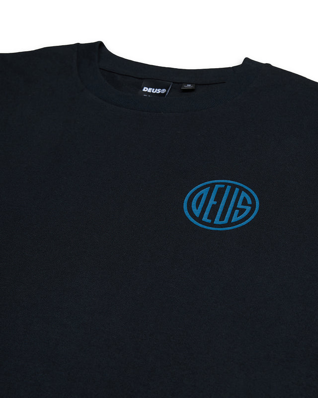 pill logo tee black