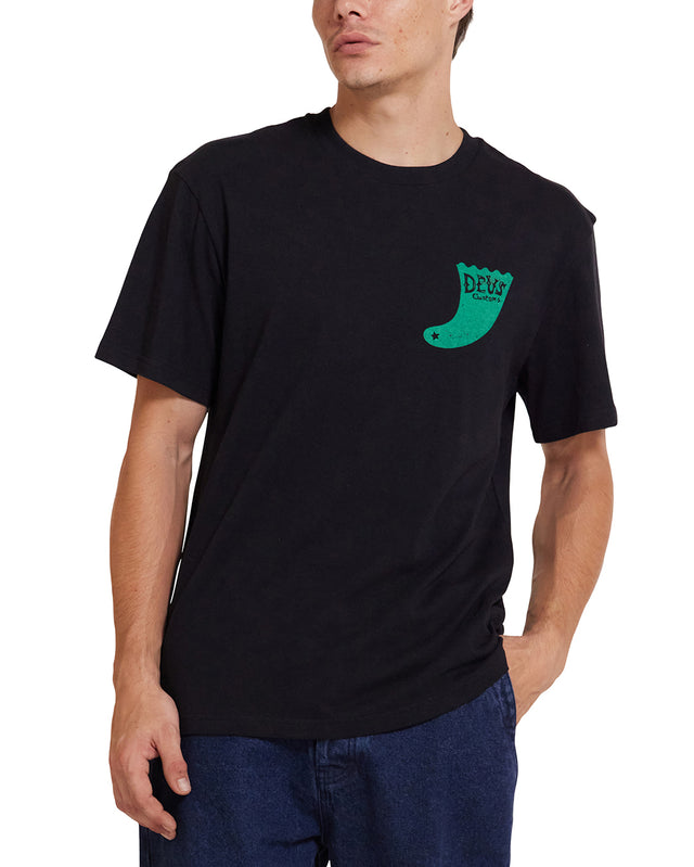 Single Fin Tee - Black