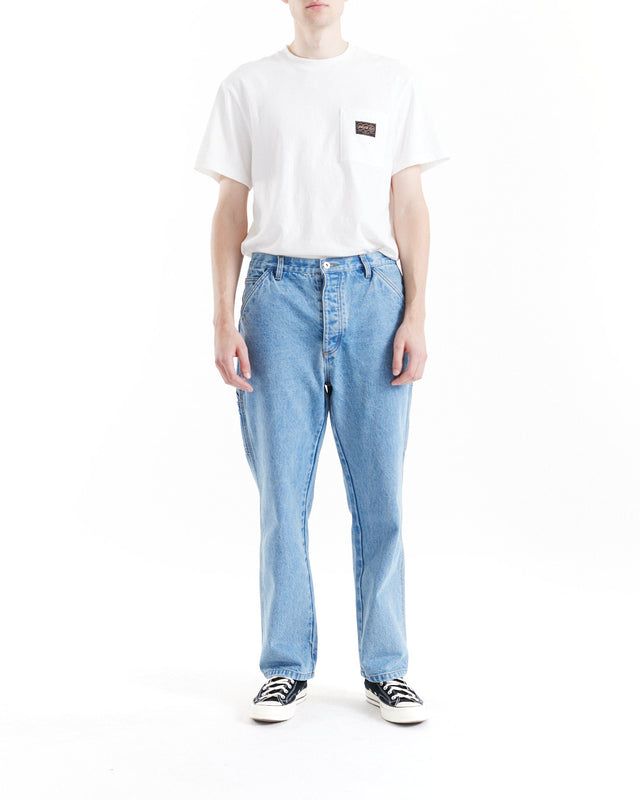 Big Fella Denim Pant - Lt Stone