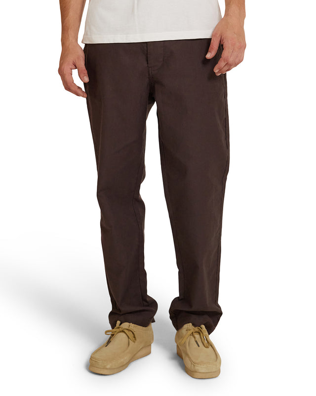 Hank Whipcord Pant - Choc Brown