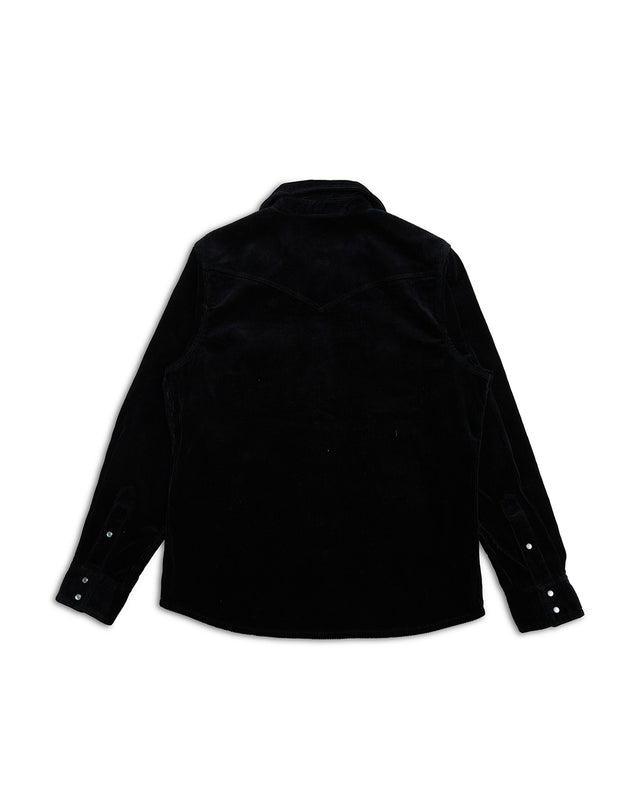 Western Cord Shirt - Black