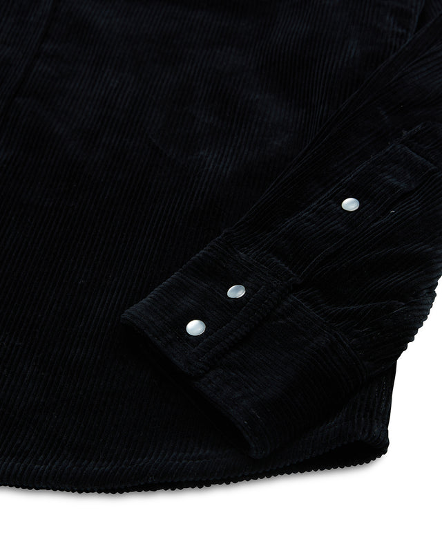 Western Cord Shirt - Black