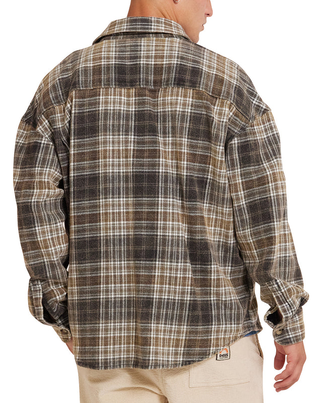 Vacay Check Shirt - Grey Check