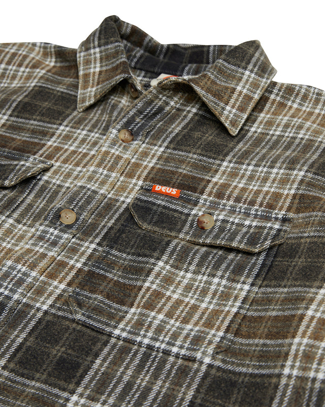 Vacay Check Shirt - Grey Check