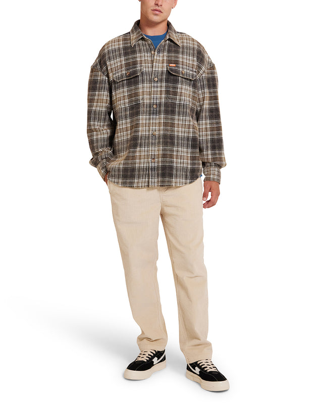 Vacay Check Shirt - Grey Check