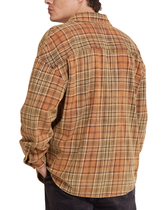 Vacay Check Shirt - Orange Check