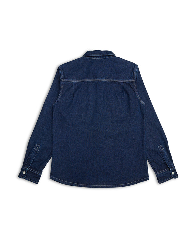 Vacay  Denim Shirt - Blue Indigo