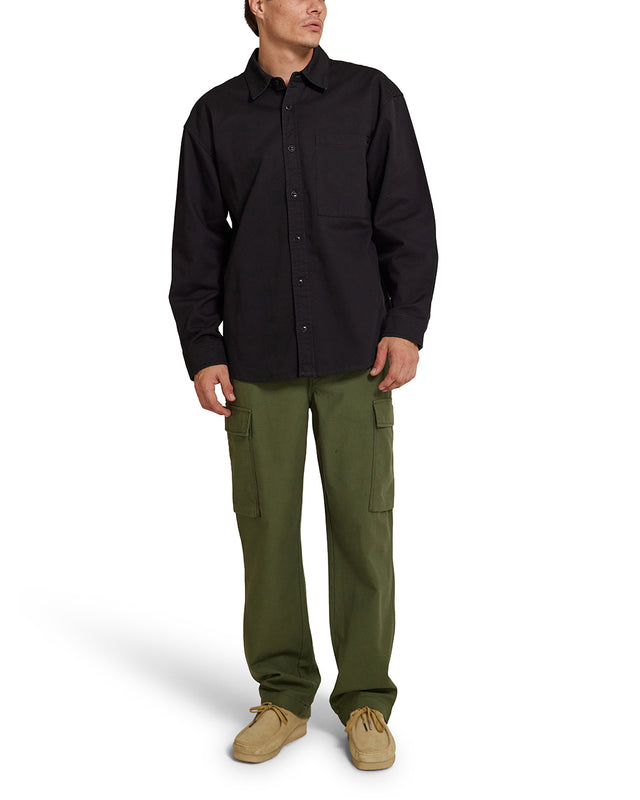 Frizell Twill Shirt - Anthracite