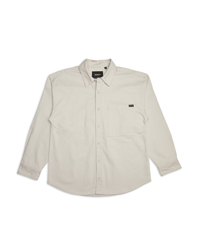 Frizell Twill Shirt - Dirty White