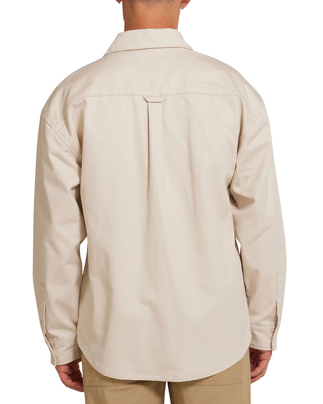 Frizell Twill Shirt - Dirty White