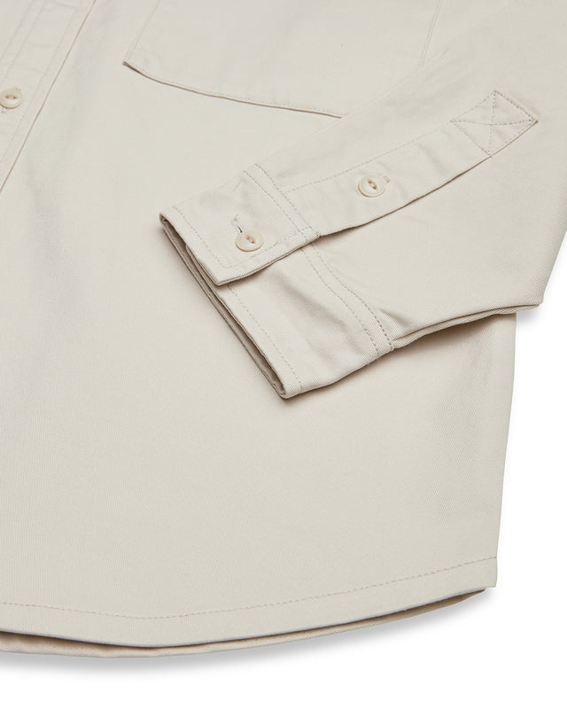 Frizell Twill Shirt - Dirty White