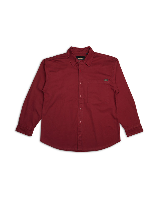 Frizell Twill Shirt - Rhodo