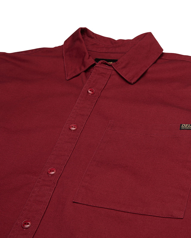 Frizell Twill Shirt - Rhodo