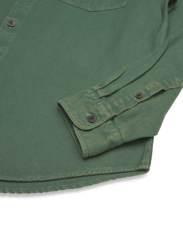 Keon Flannel Shirt - Hillside Green