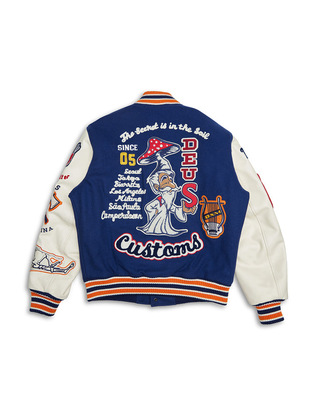 Amanita Varsity Jacket - Patriot Blue