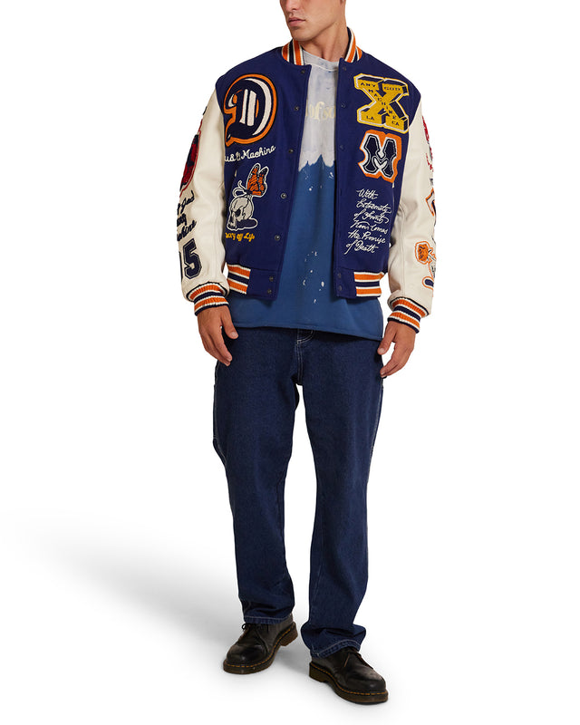 Amanita Varsity Jacket - Patriot Blue