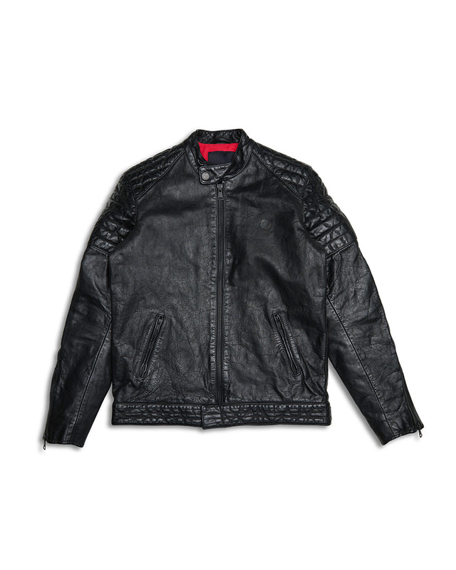 Riders Leather Jacket - Black