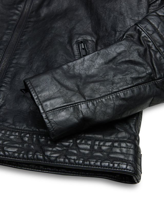 Riders Leather Jacket - Black