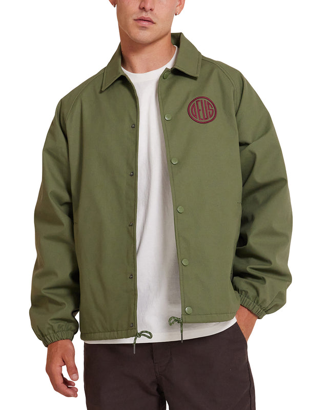 Pill Logo Coach Jacket - Pine