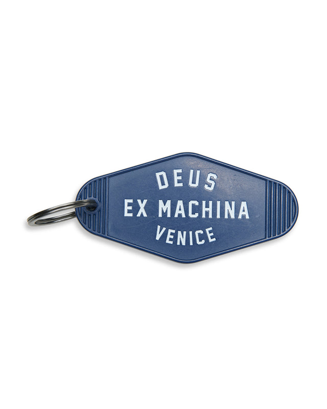 venice key tag mechanic blue