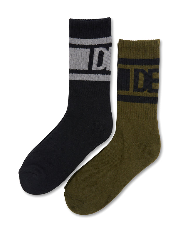 based socks 2 pack multi