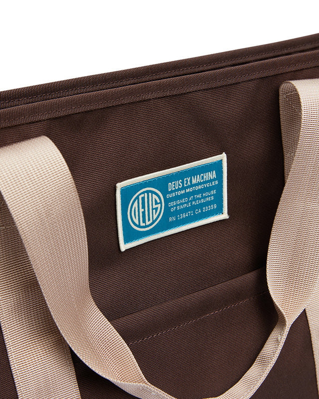 Utility Tote Bag - Choc Brown