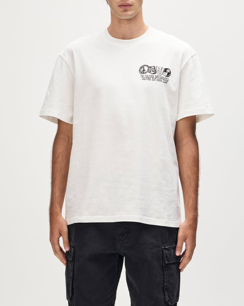 Tees | Deus Ex Machina | Labyrinth Tee - Vintage White – Deus Ex