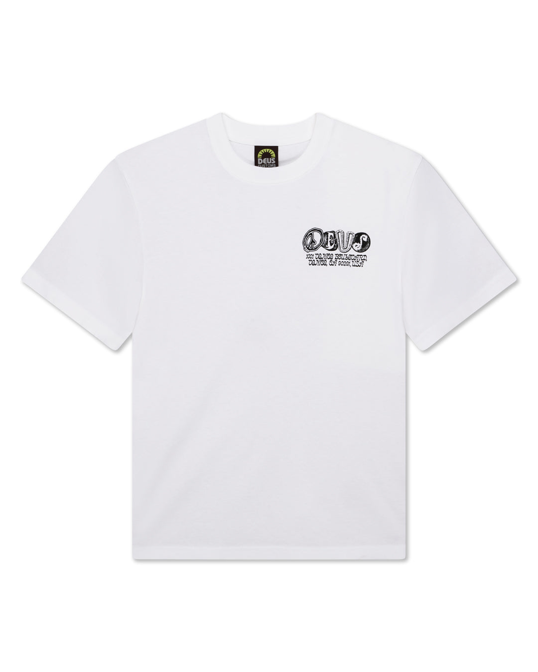 Tees | Deus Ex Machina | Labyrinth Tee - Vintage White – Deus Ex