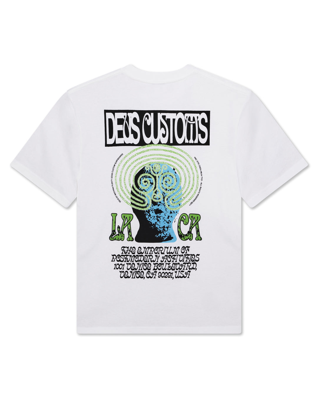 Tees | Deus Ex Machina | Labyrinth Tee - Vintage White – Deus Ex